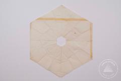 Molde hexagonal de papel mantequilla